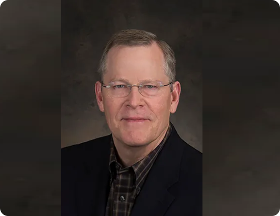 Portrait of a man in glasses
