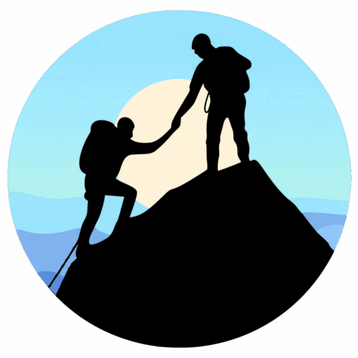 Mountain Top Consulting logo with climbers