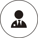 Silhouette of a professional figure